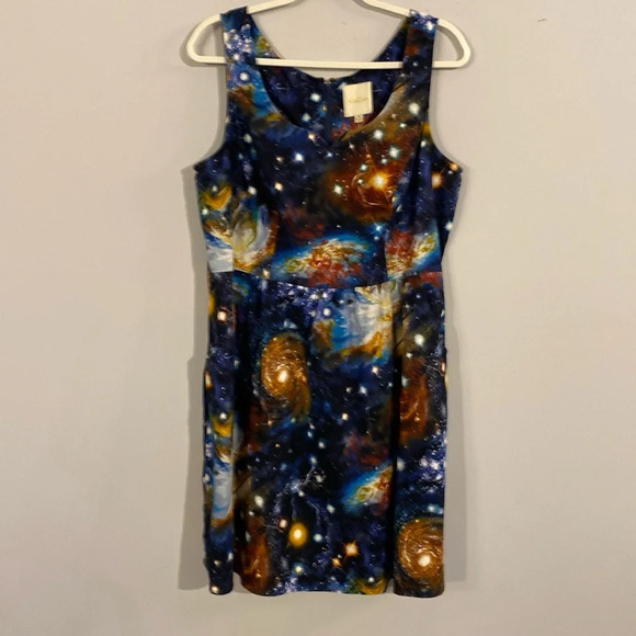 Modcloth Heart and Solar Dress size 1X Sleeveless - Picture 2 of 10